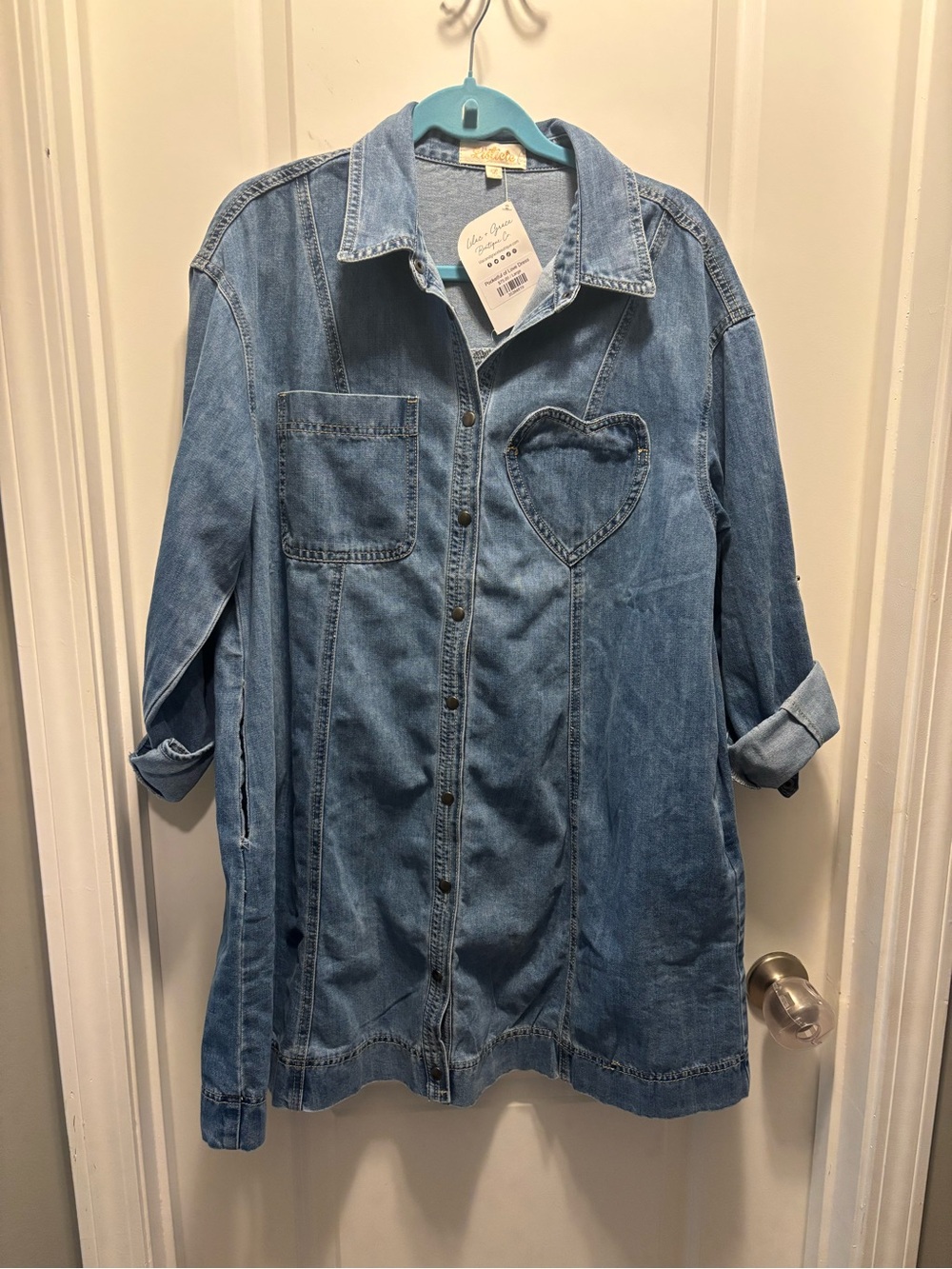 Pocketful of Love Blue Jean Dress